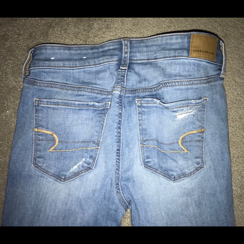 American Eagle Holy Jegging Crop Jeans